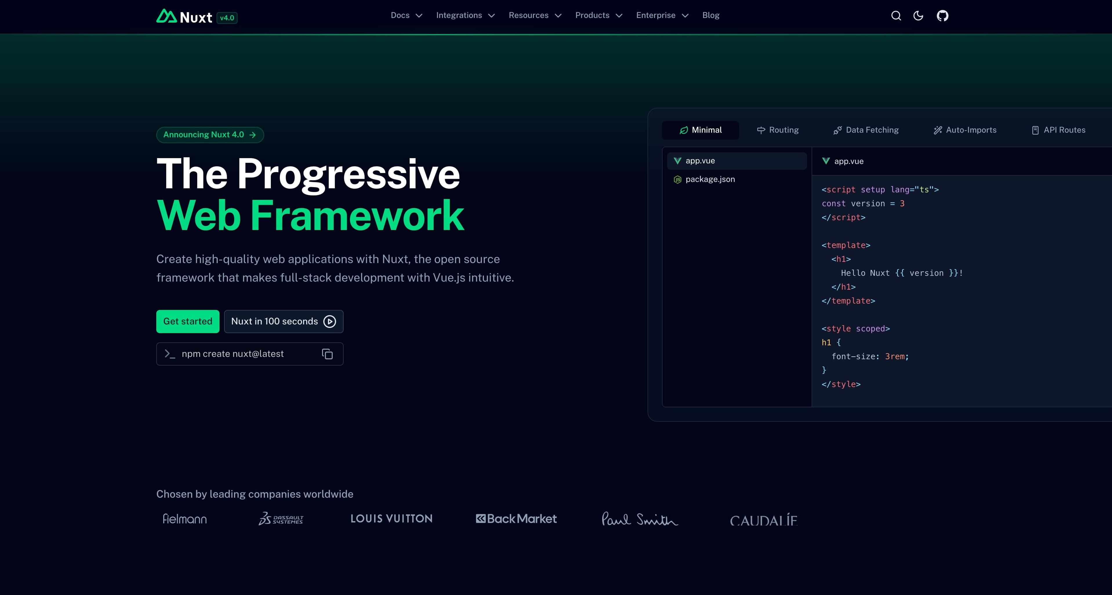 Nuxt Website