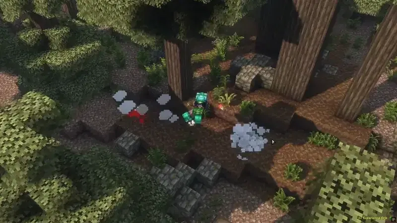 Player fighting against an NPC in isometric view