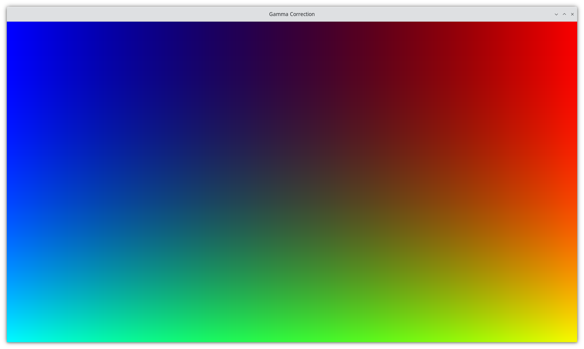 Slang gamma correction example output