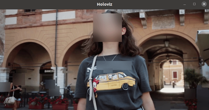 Video deidentification demo