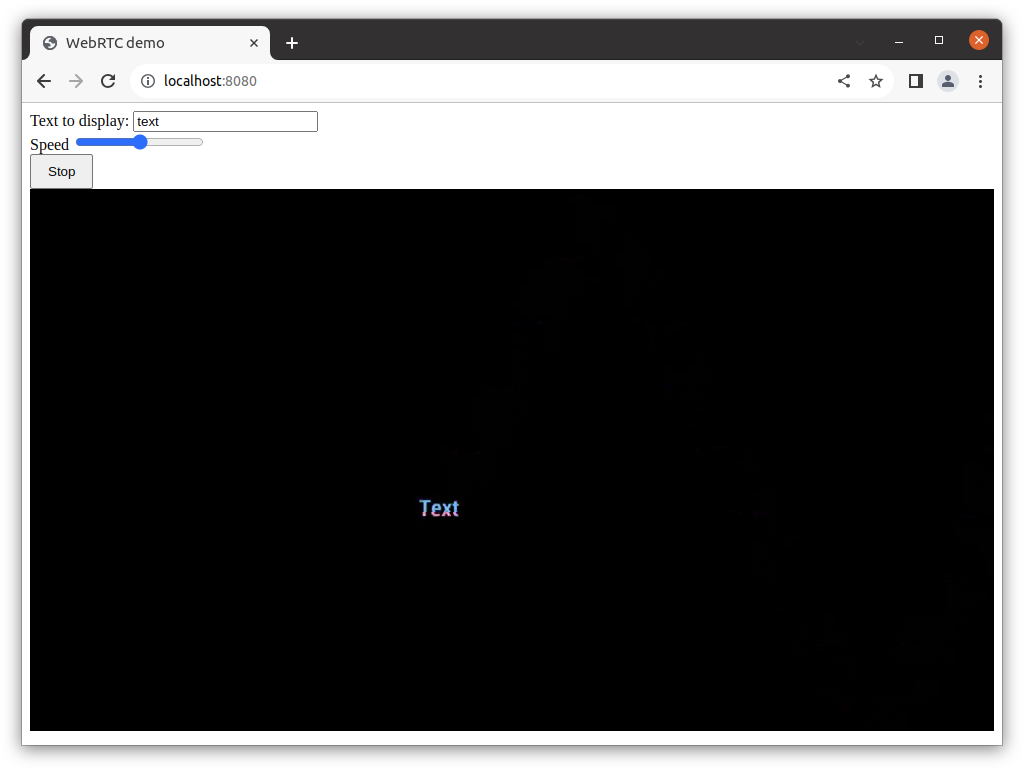 WebRTC Holoviz Server