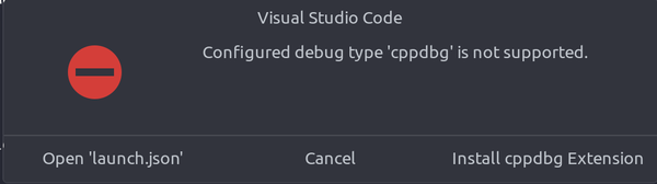 VS Code Missing Debugging Tools