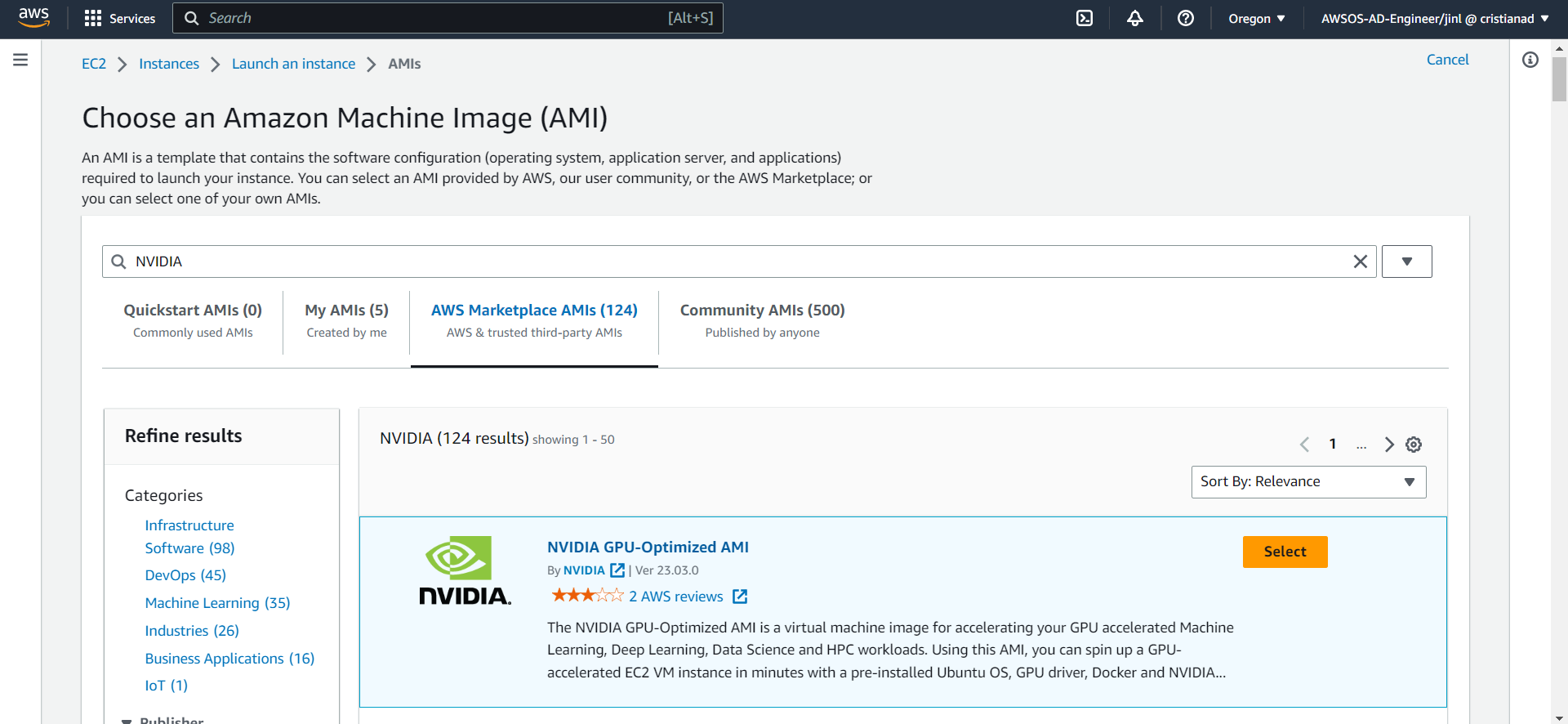 Launch Instance 3