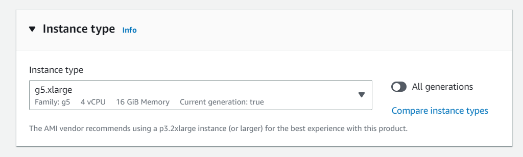 Launch Instance 7