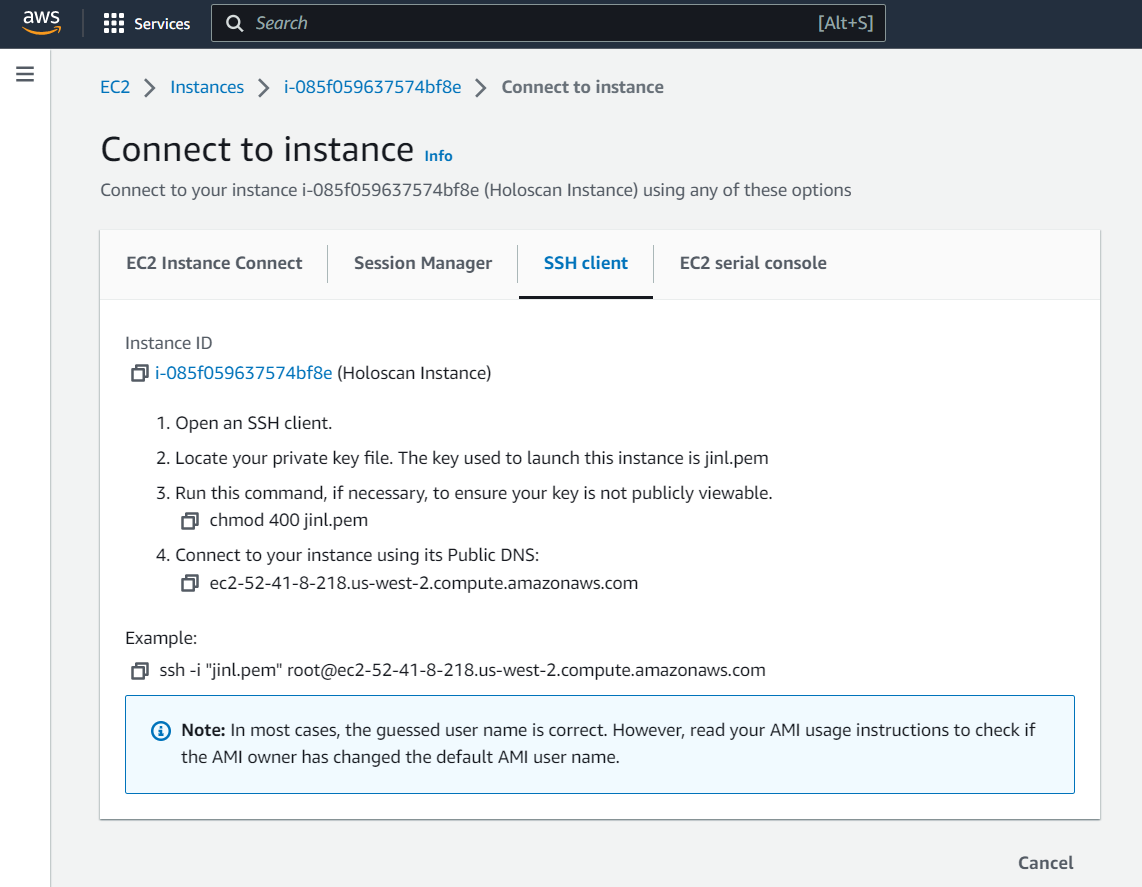 SSH into Instance 2