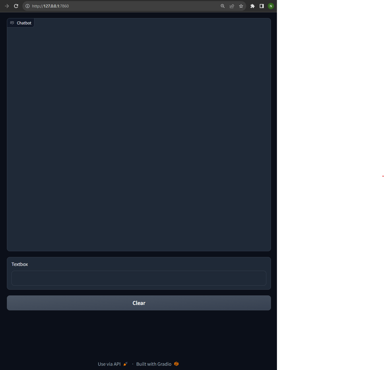 Gradio chatbot app