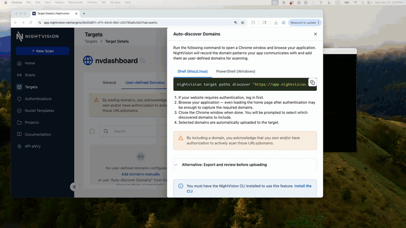 Auto Domain Discovery CLI