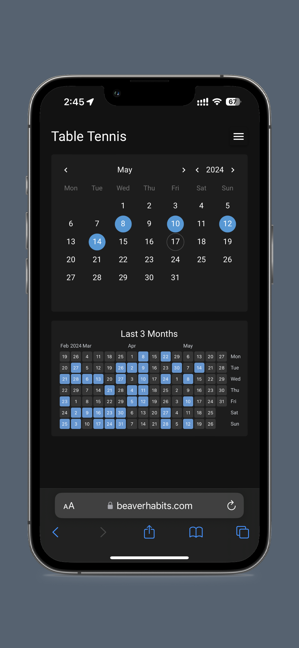 Beaver-Habit-Tracker image 2