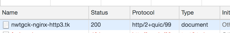 HTTP/3 in Google Chrome