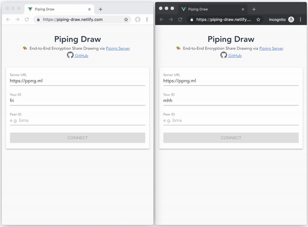 Piping Draw Demo