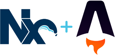 Nx + Astro logo