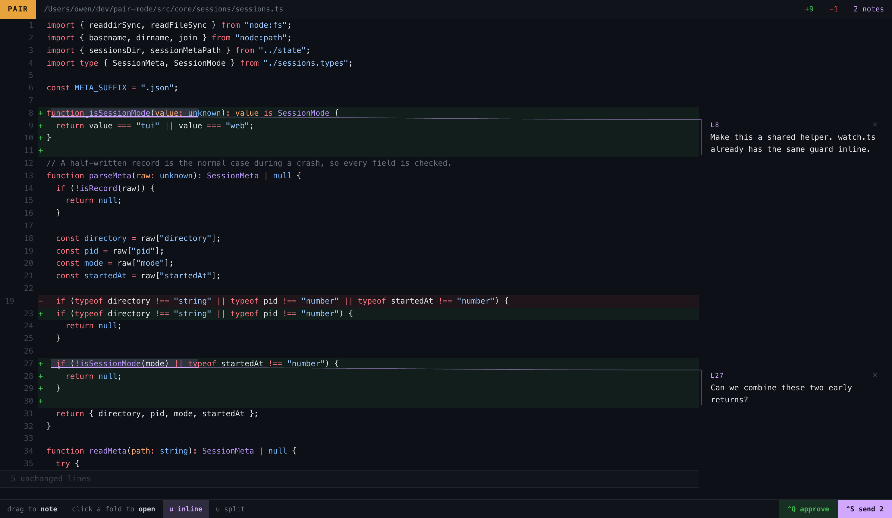 The web
|
|
130
|
+
![The inline web layout, with two notes in the right margin joined to their lines by a leader