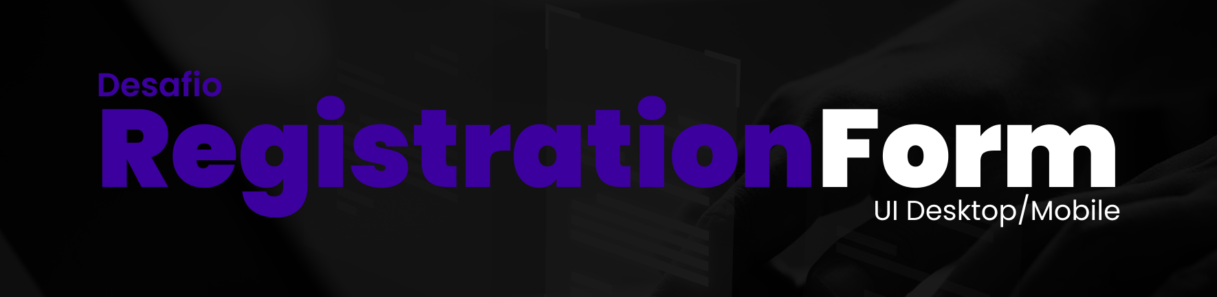 GitHub - oMatheus-Farias/registration-form: Explore o Registration Form ...