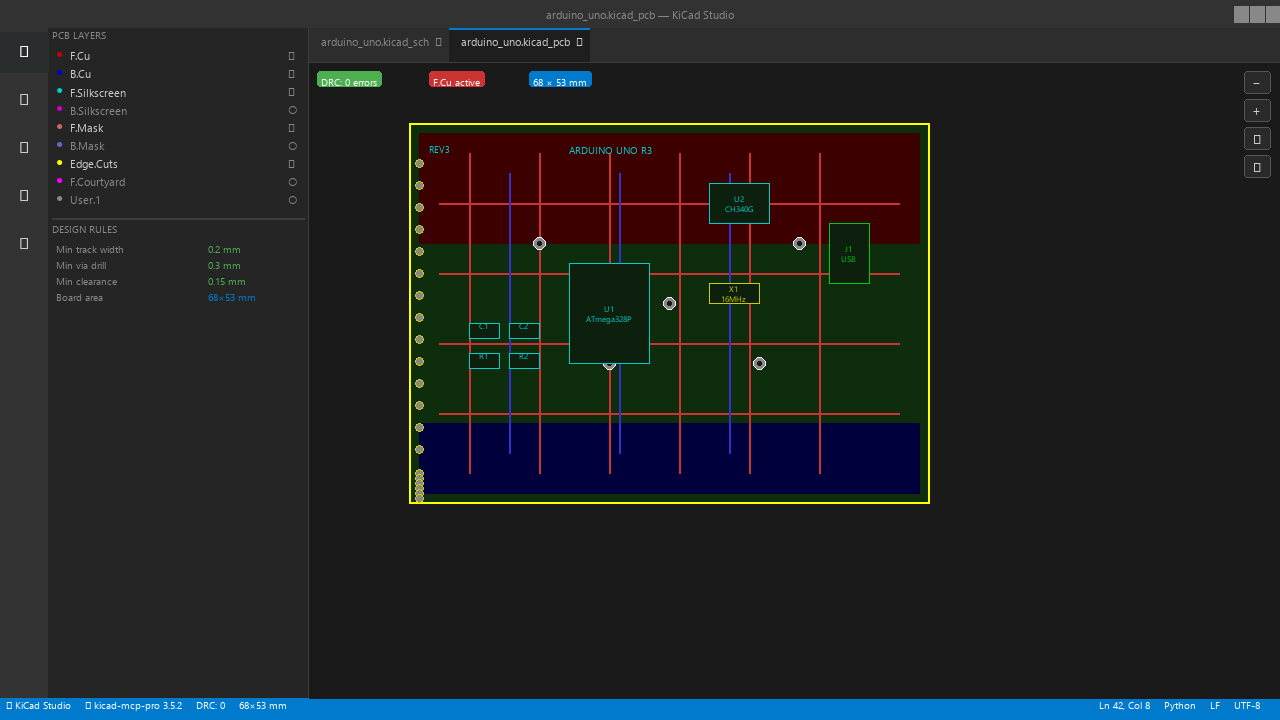 KiCad Studio PCB viewer