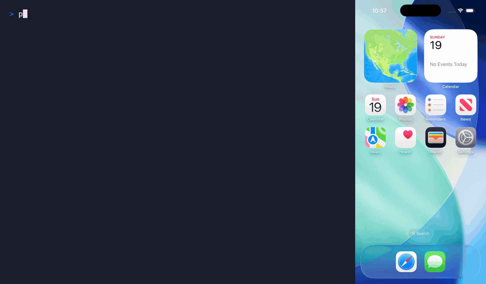 PreviewsMCP iOS hot-reload demo