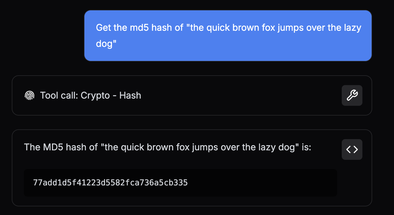 Ask The Agent To Generate a Hash