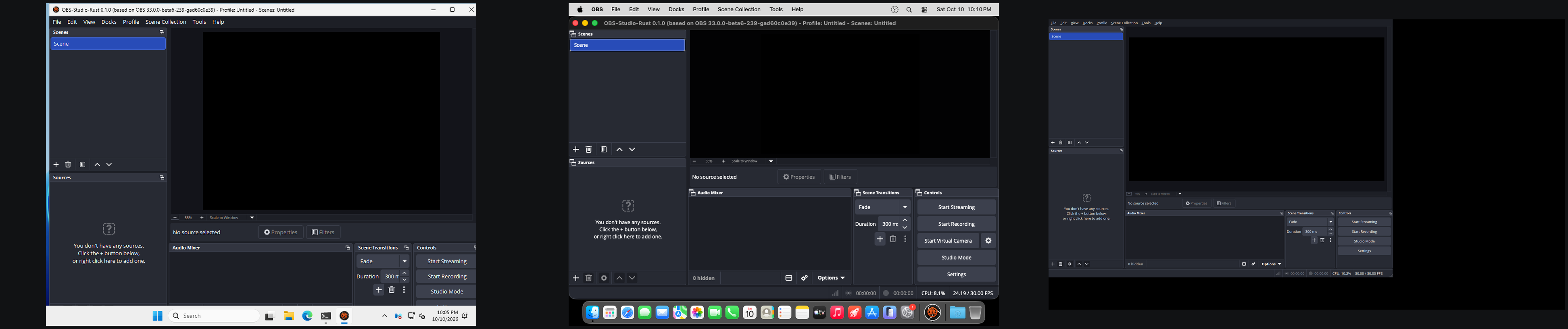 Latest smoke screenshots: Windows, macOS, Linux