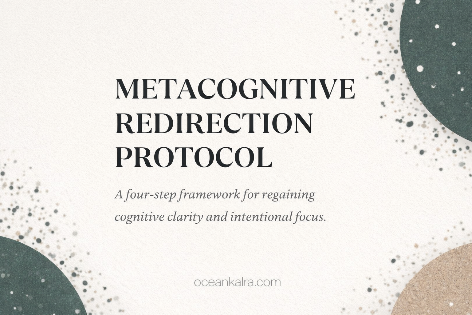 Metacognitive Protocol Cover