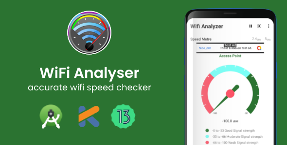 Wifi Analyzer app with Admob Ads - Android 13 supported - 1