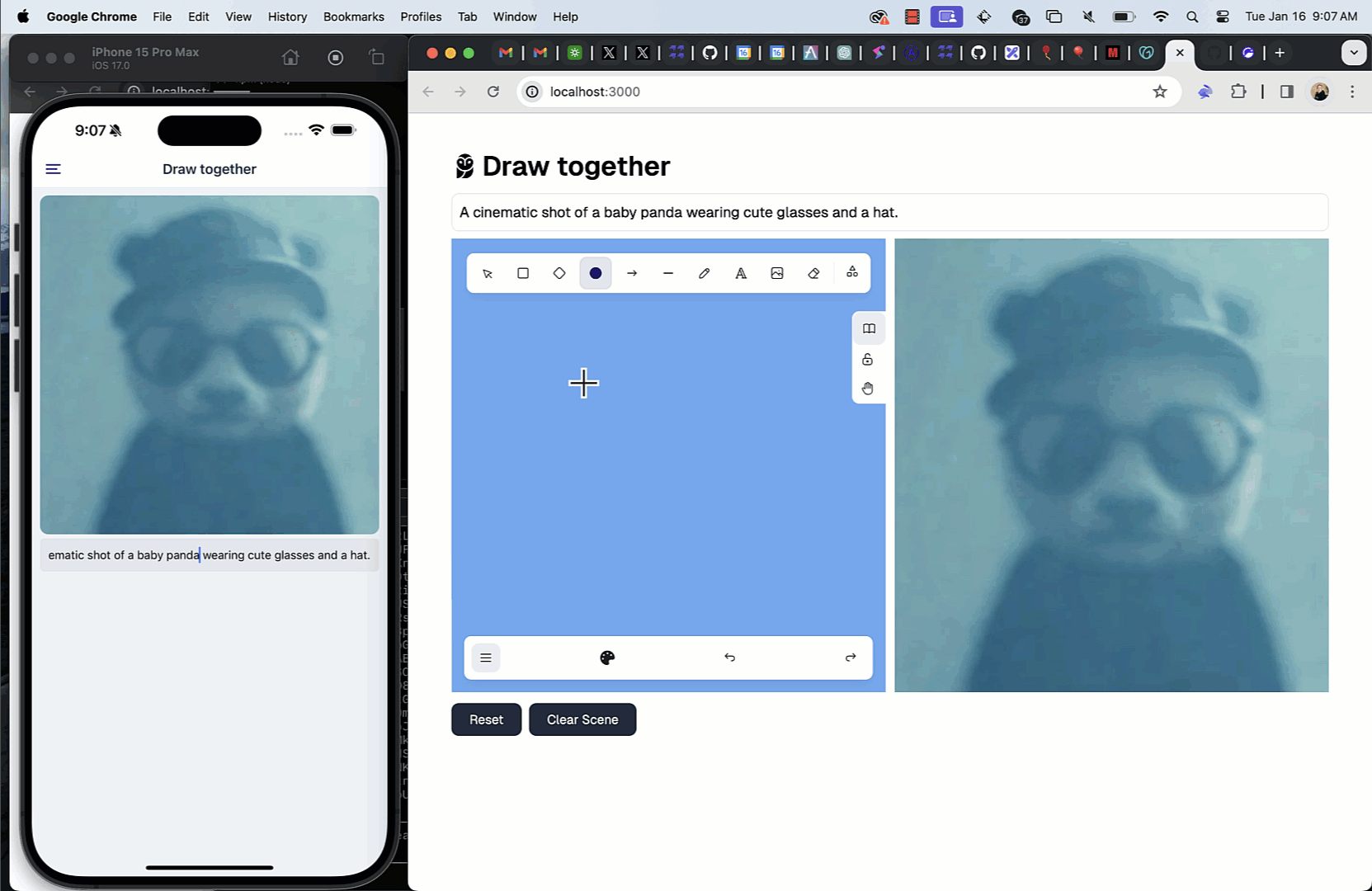 Draw together demo