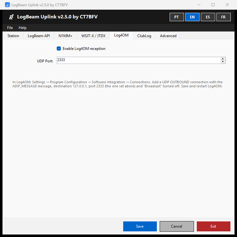 LogBeam Uplink screenshot 4