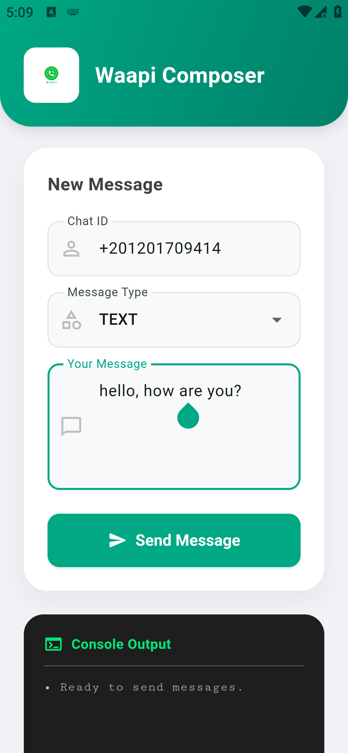 Waapi Flutter Example App