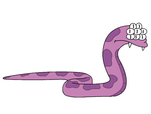 Purple Fruit Snake