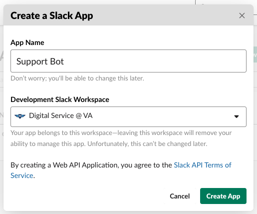 Create Slack App