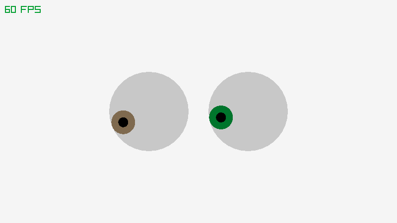 A screenshot of shapes_following_eyes