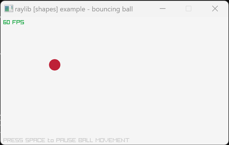 A screenshot of shapes_bouncing_ball
