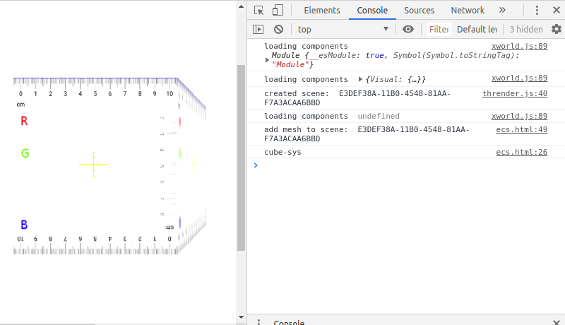ecs plain js example