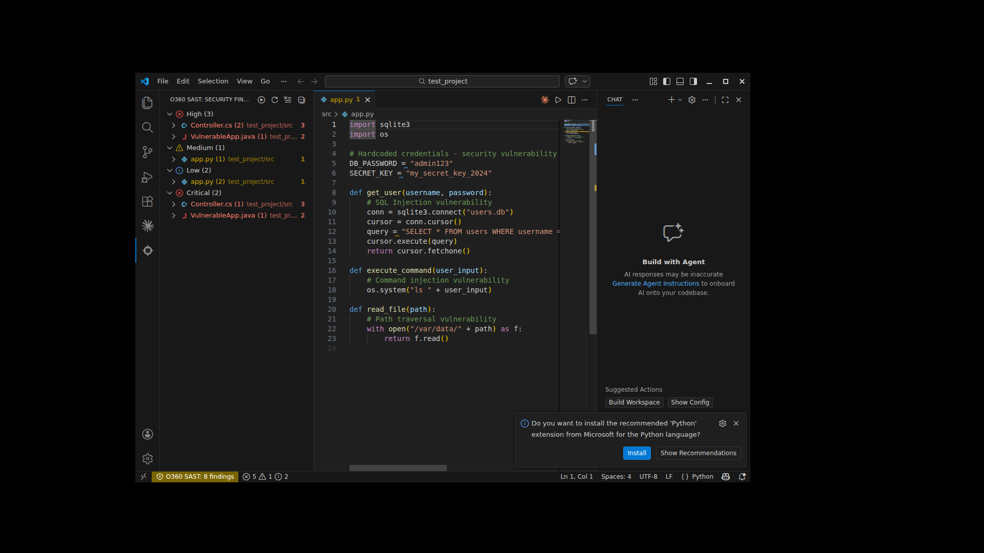 Code Analysis in Action