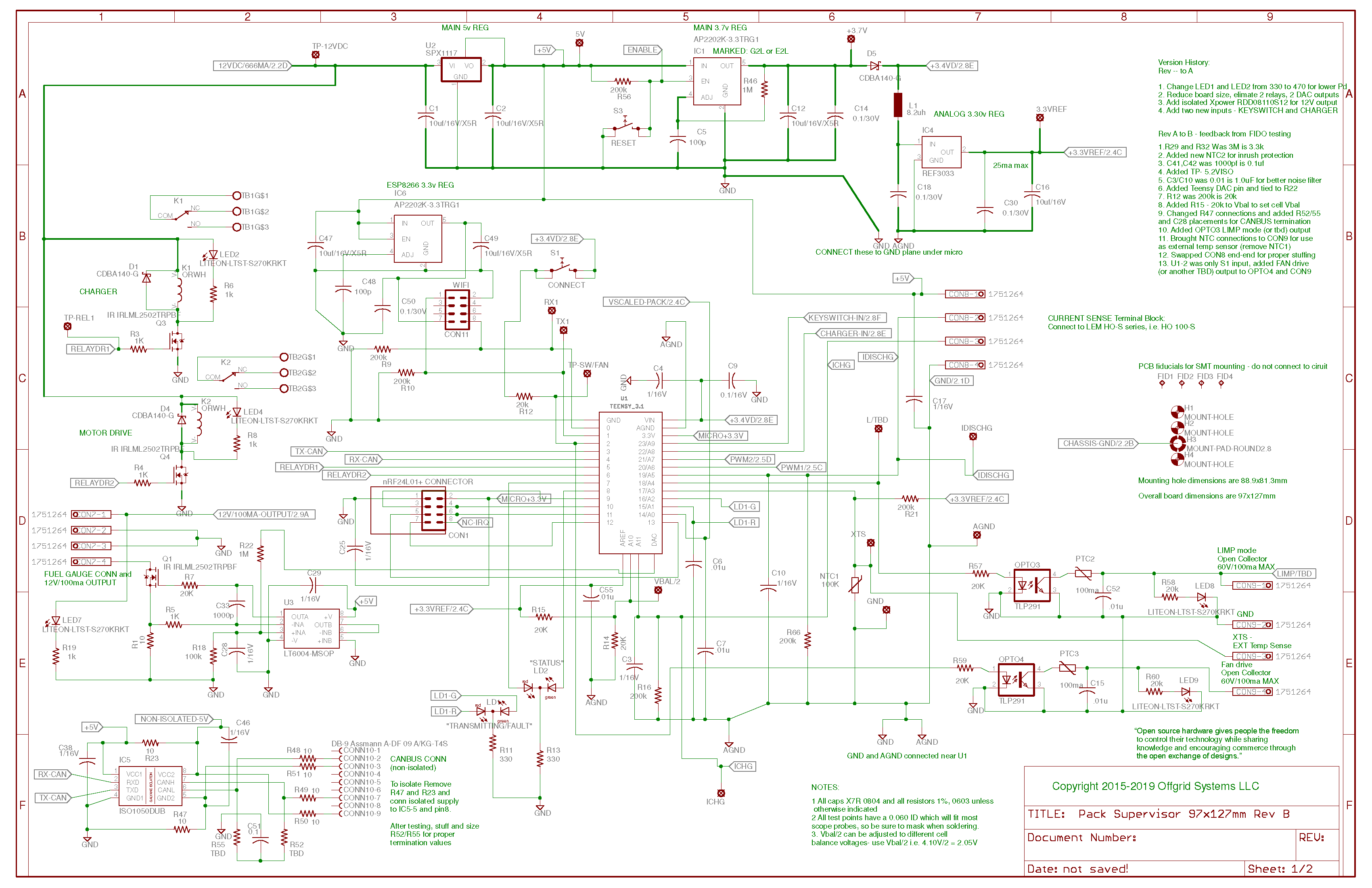 Pack Supervisor Schematic 1