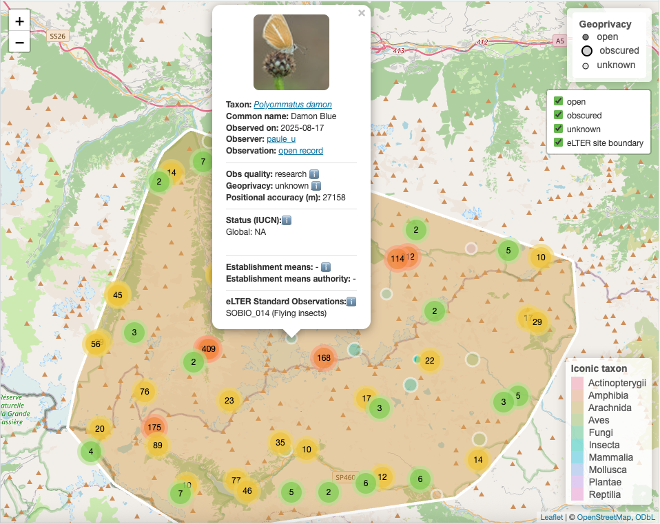 Example map output