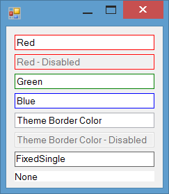 TextBoxBorderColor