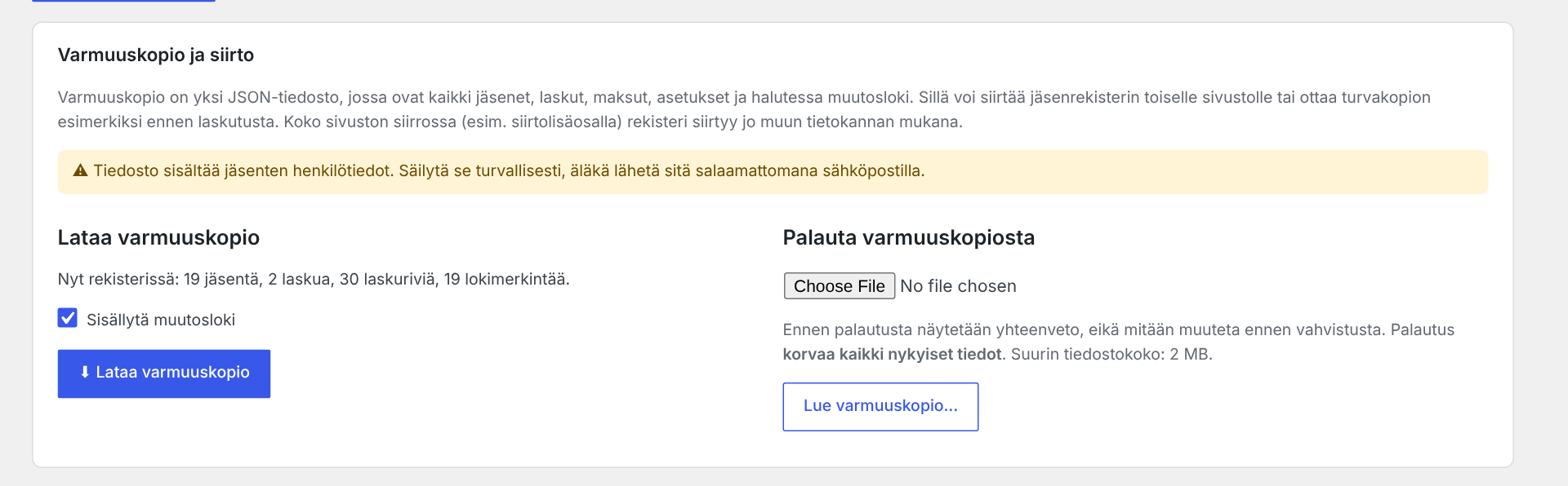 Varmuuskopio