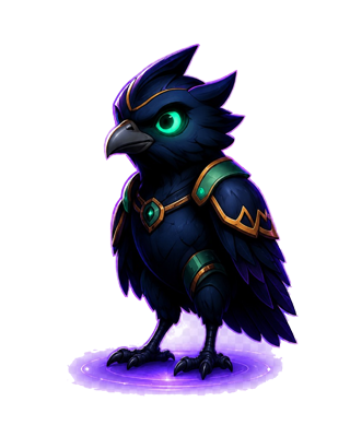 VibeRaven raven mascot