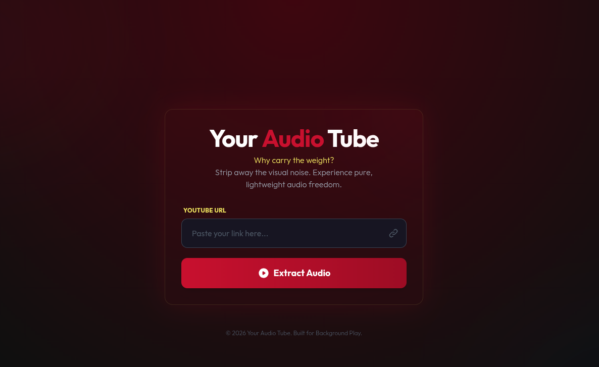 YouTube Audio Proxy
