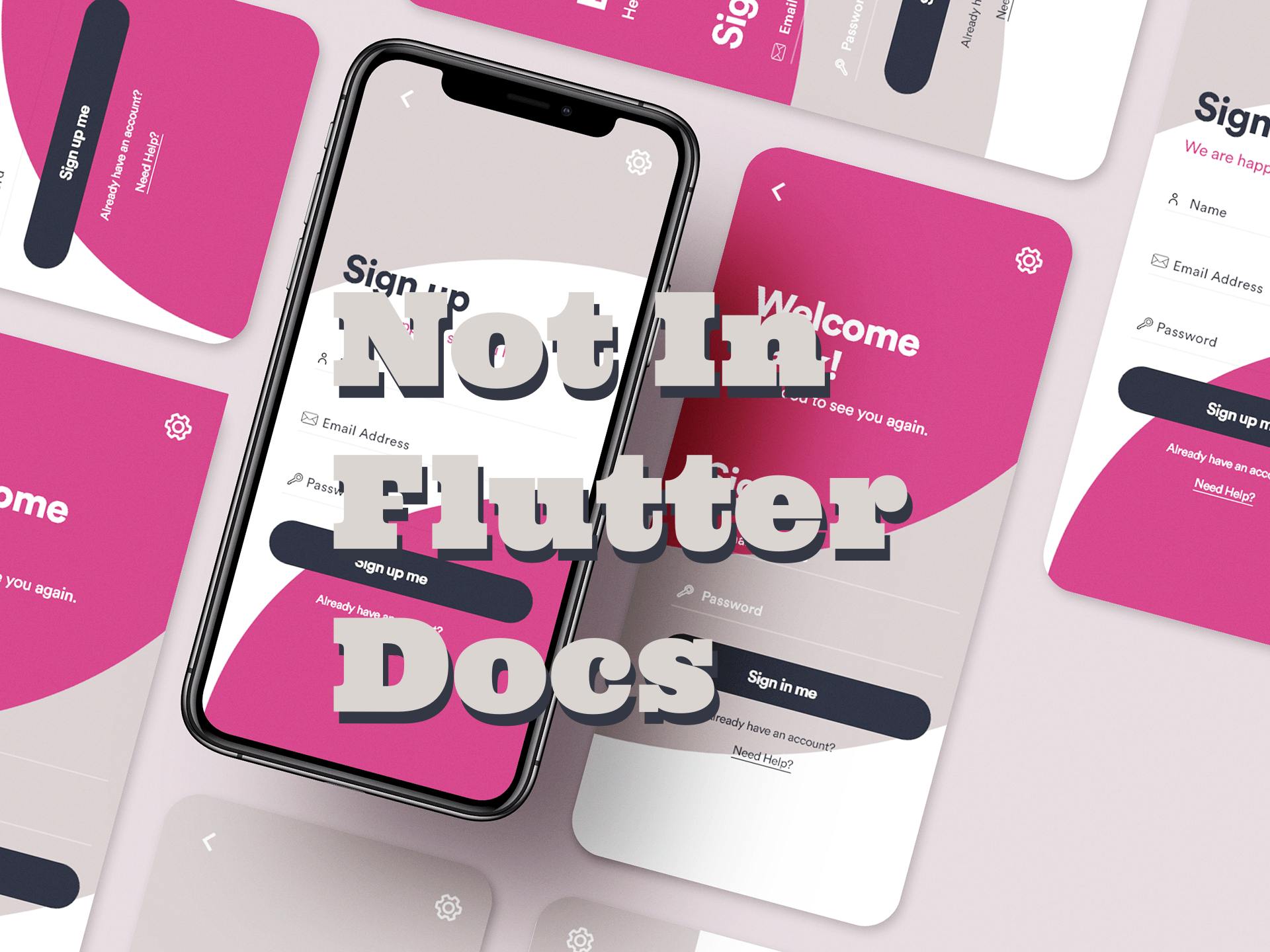 not in flutter docs