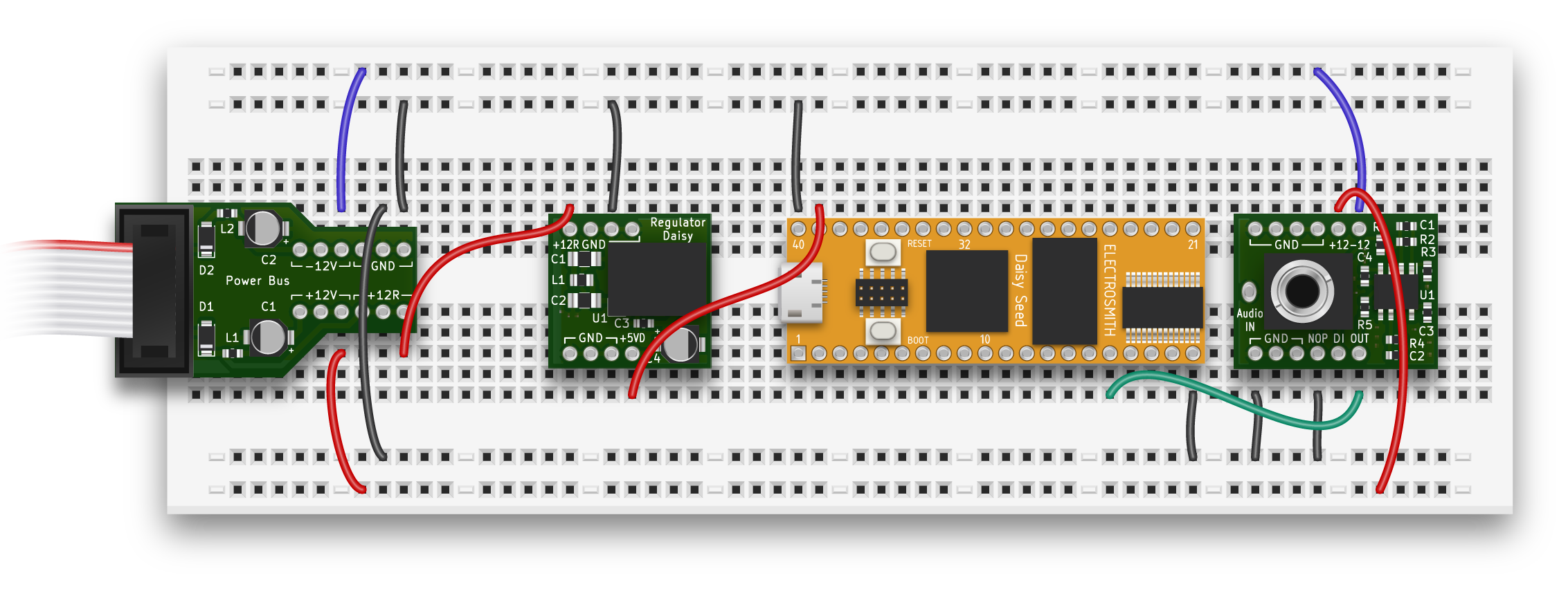 Audio in daisy, from the project README