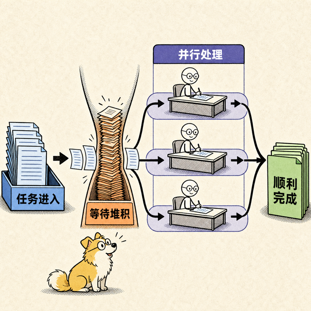 并行处理疏通任务瓶颈