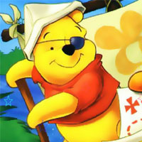 Cartoon Winnie Hidden Star