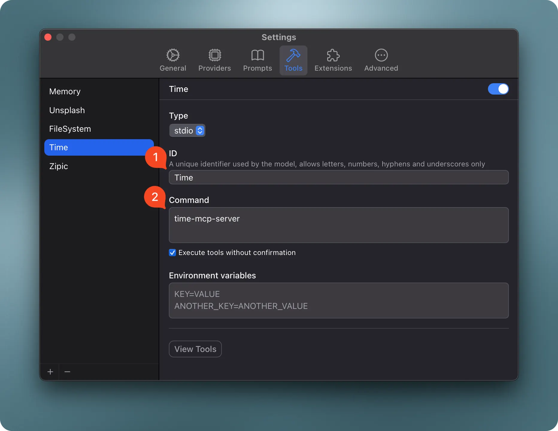 chatwise-settings-tools