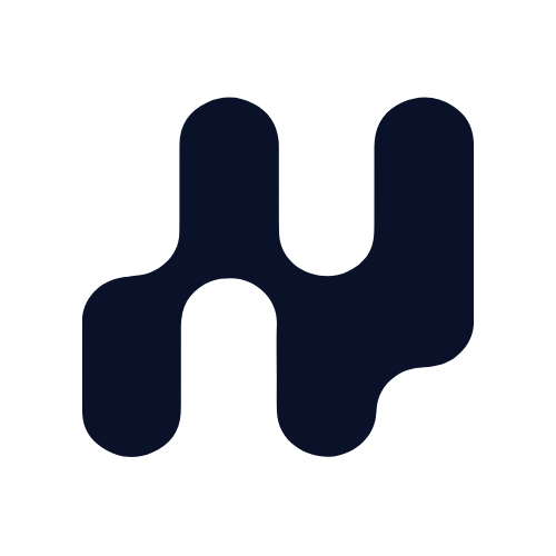 Promethium Logo - A dark, rounded waveform symbolizing signal continuity and reconstruction