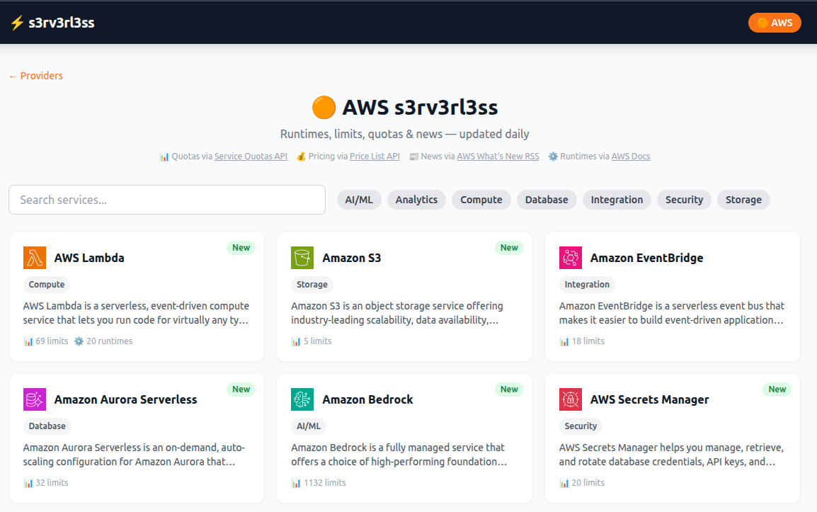 s3rv3rl3ss frontend