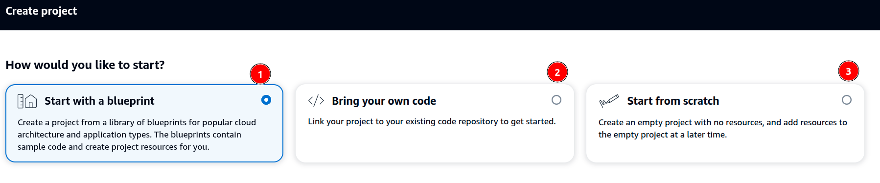 Opciones de proyecto