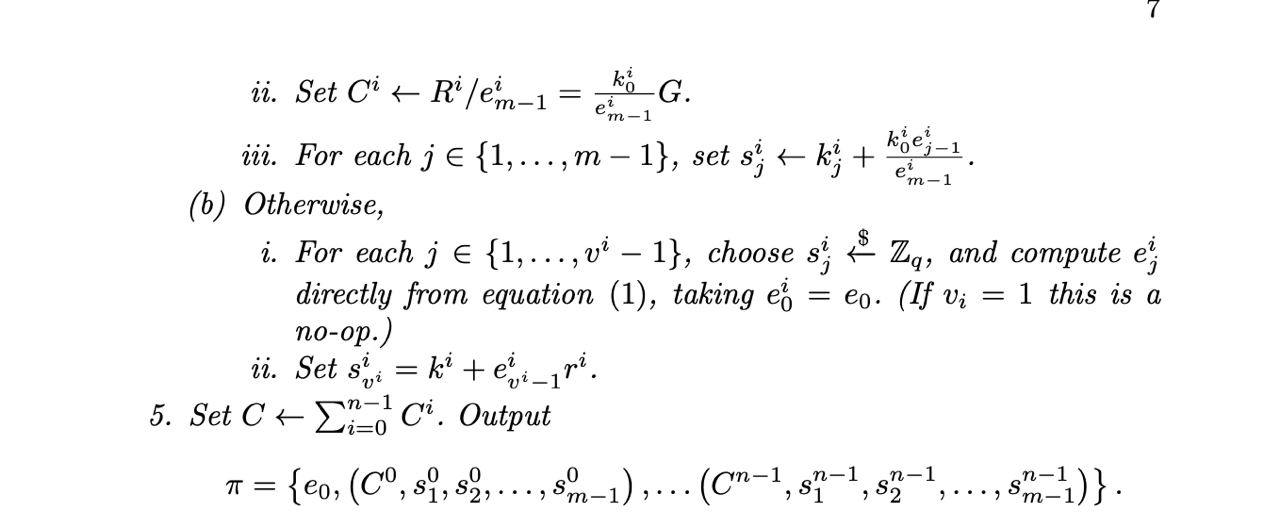 Signing scheme