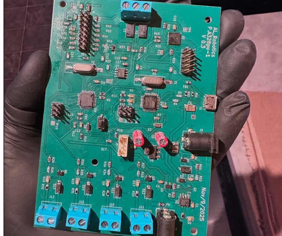 ATmega328 control Board, from the project README