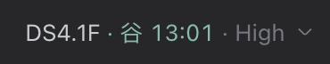 模型名称中的谷时状态与倒计时