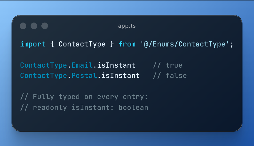 ExportMethod TypeScript usage